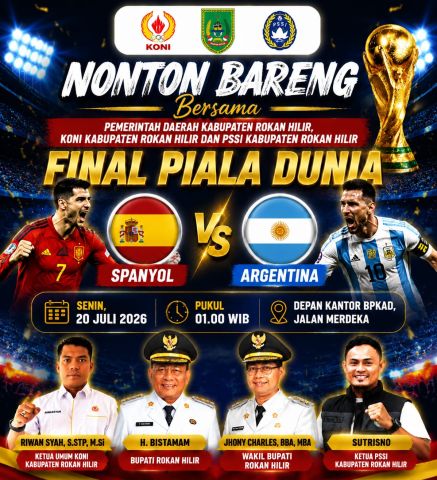 Final Piala Dunia 2026, Bupati Rokan Hilir H. Bistamam Jagokan Argentina Juara