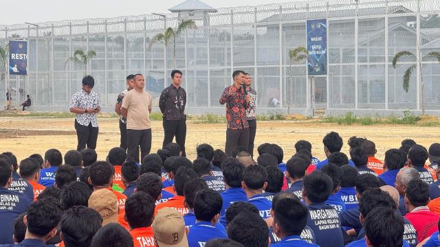 Perkuat Keamanan dan Pembinaan, Ka. KPLP Lapas Bagansiapiapi Berikan Pengarahan Langsung Kepada WBP